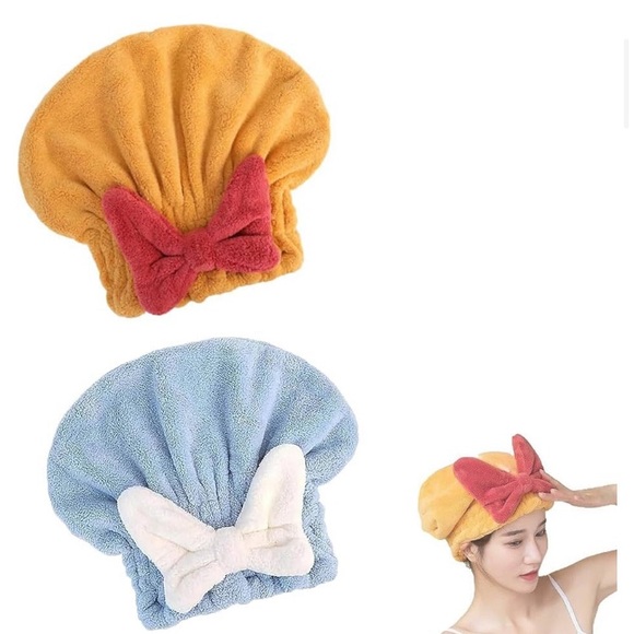 NWT. Microfiber Hair Cap - set of 2 - Picture 3 of 6